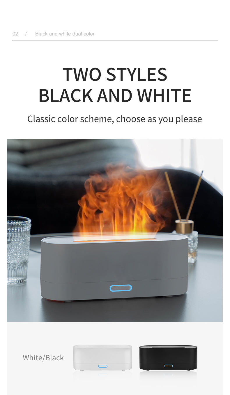 Simulated Flame Aromatherapy Humidifier HL03