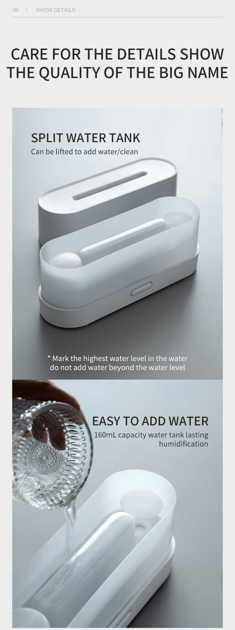 Simulated Flame Aromatherapy Humidifier HL03